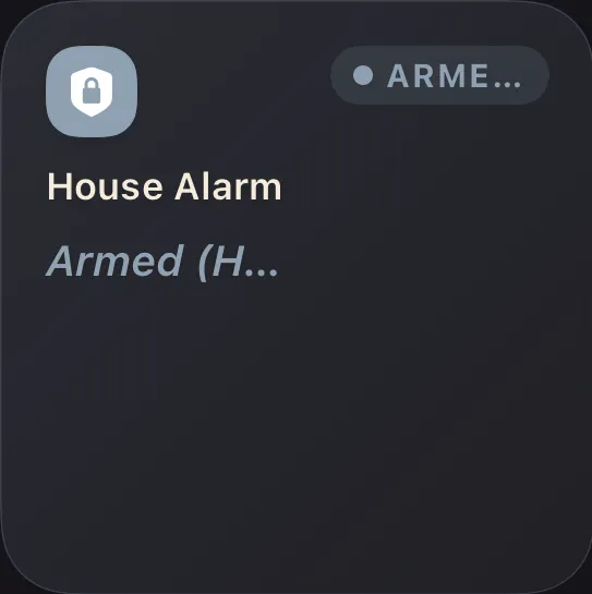 Halo Alarm tile, large