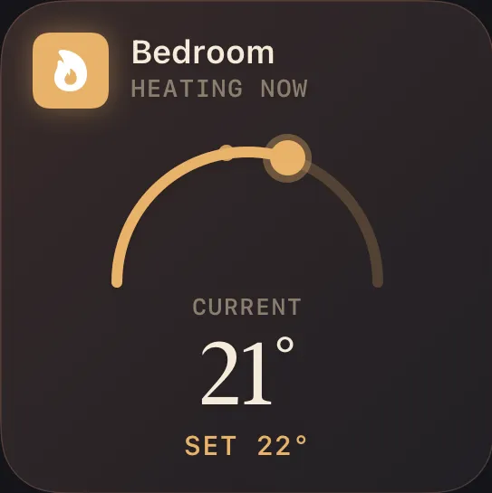 Halo climate tile