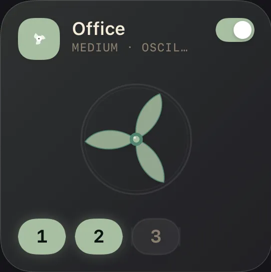 Halo fan tile