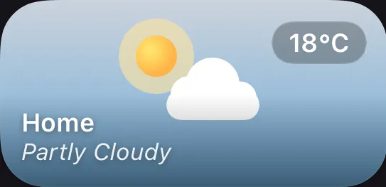 Halo Weather tile, wide